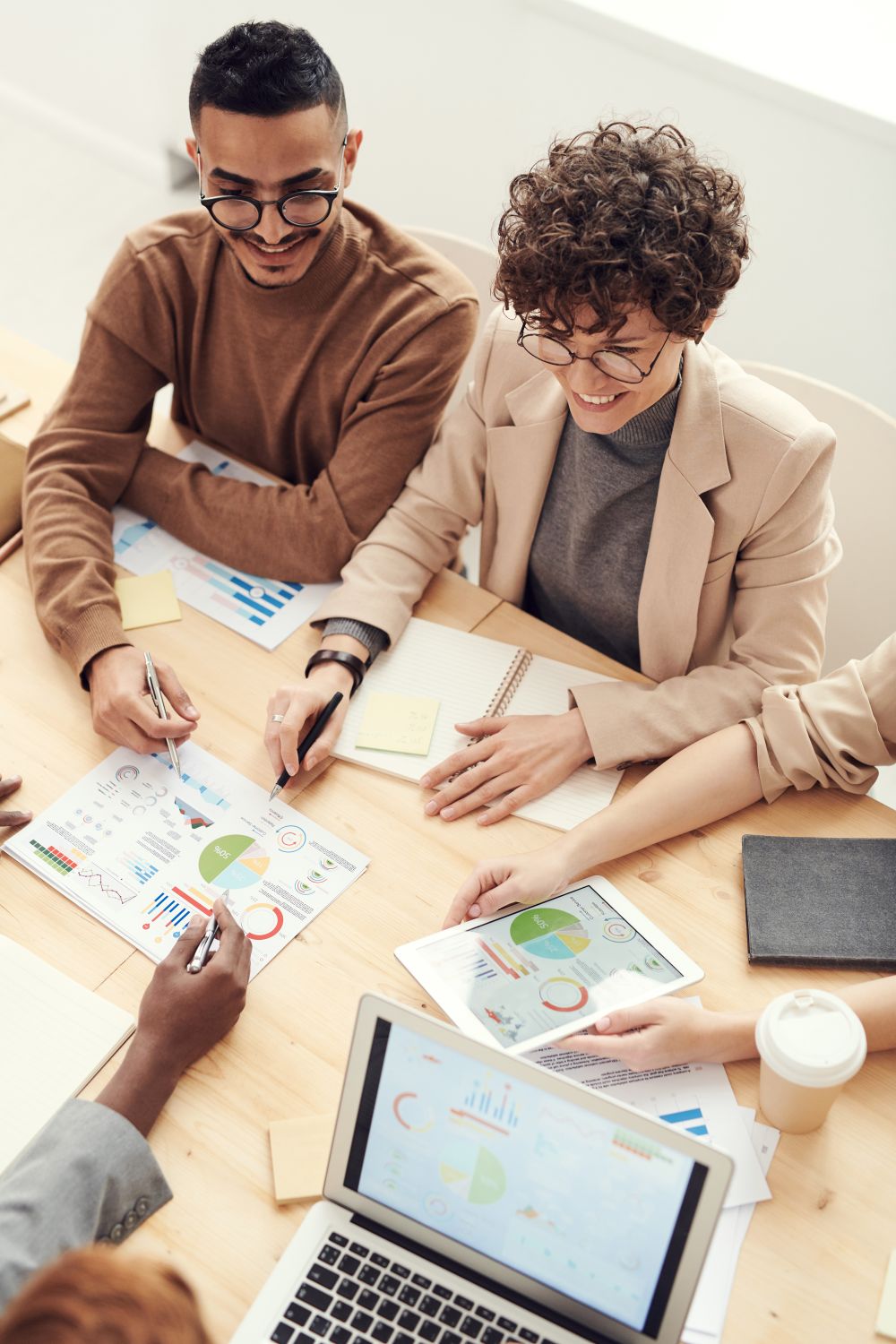 Financial advisor explaining a tax strategy to a client